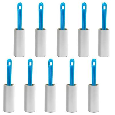 Kit 10 Removedor De Pelos Adesivo Giratório 60 Folhas 20cm