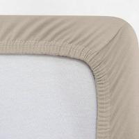 Lençol Avulso Buettner King Malha 100% Algodão Image Com Elástico Bege - 2