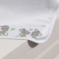 Kit Toalhinha De Boca Com 02 Peças Tecebem Baby Malha 100% Algodão Tom Branco - 3