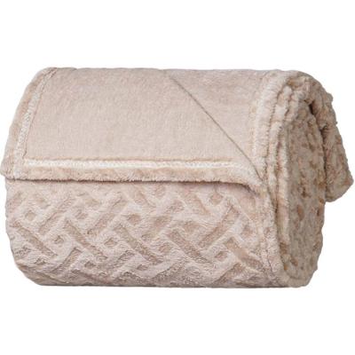Manta Queen Brushed New Microfibra Flannel 100% Poliéster 220x230 Linho