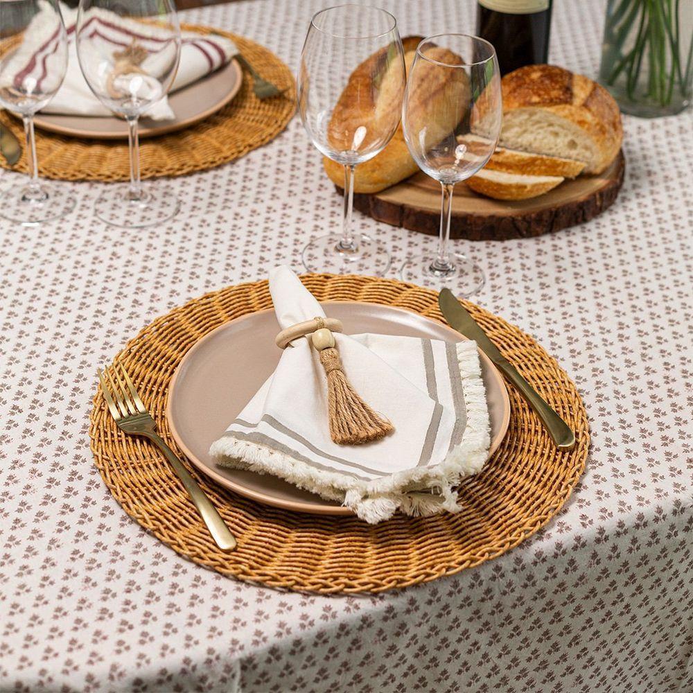 Toalha De Mesa Copa E Cia Munnar Quadrada 8 Lugares 220 X 220 Cm - 4