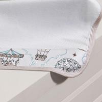 Kit Toalhinha De Boca Com 02 Peças Tecebem Baby Malha 100% Algodão Jean Branco - 2