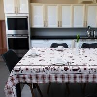 Toalha De Mesa Quadrada 4 Lugares 1,40x1,40m Impermeável Appel Café - 1