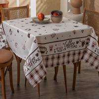 Toalha De Mesa Quadrada 4 Lugares 1,40x1,40m Impermeável Appel Café - 5