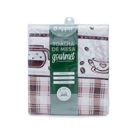Toalha De Mesa Quadrada 4 Lugares 1,40x1,40m Impermeável Appel Café - 6