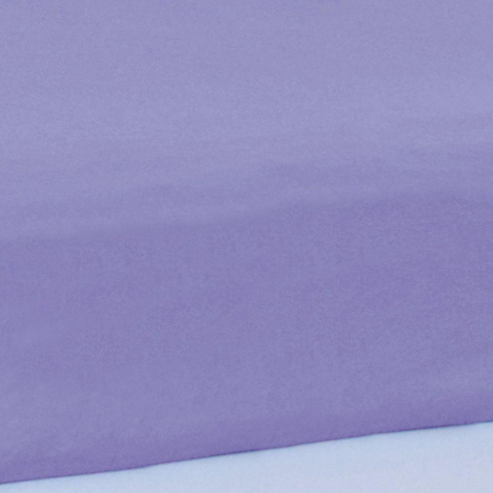 Lençol Solteiro Serena Malha 100% Algodão 88x188x23cm Lilás - 5