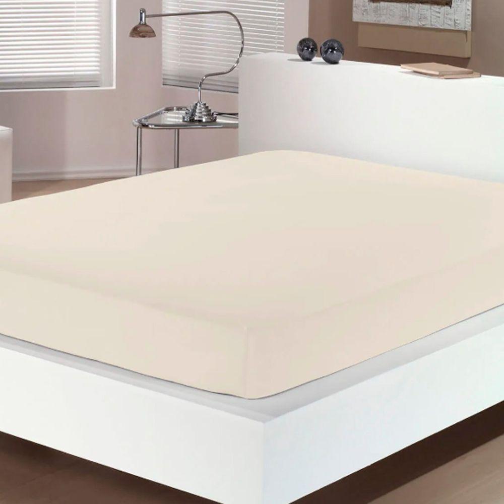 Lençol Avulso Buettner Queen Malha 100% Algodão Image Com Elástico Perola - 3