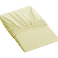 Lençol Tecebem Queen Malha C/ Elástico Liso 158mx198mx40cm Baunilha - 1