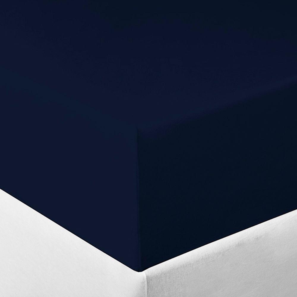 Lençol Tecebem Casal Malha C/ Elástico Liso 138mx188mx30cm Marinho - 2