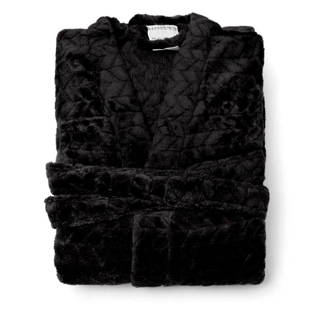 Roupão Buettner Masculino Microfibra Jacquard 100% Poliéster Artico Kimono Tamanho(m) Preto - 1
