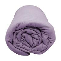 Lençol Com Elástico Queen Portallar Malha 100% Algodão Liso Linha Casa Violeta - 2