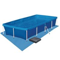 Piscina Retangular 3000 Litros Capa E Forro Mor - 1