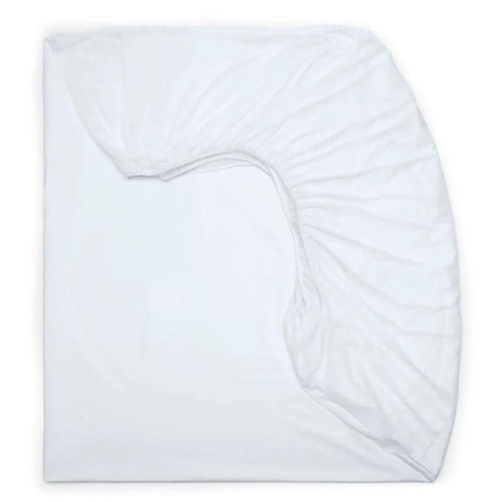 Protetor De Colchão Tecebem Solteiro Malha Fundido Impermeável 88cmx188mx30cm Branco - 3