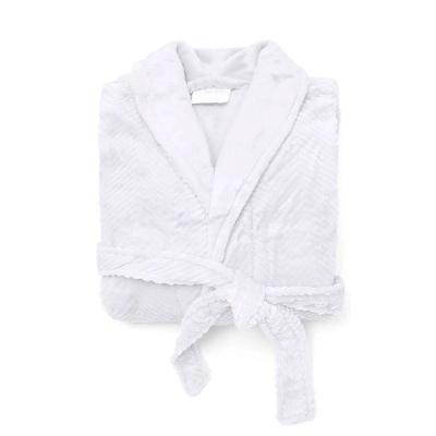 Roupão Buettner Feminino Microfibra Jacquard 100% Poliéster Adele Gola Xale Tamanho(p) Branco