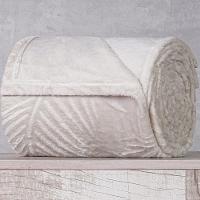 Manta Casal Brushed New Microfibra Flannel 100% Poliéster 180x230 Biscuit - 2