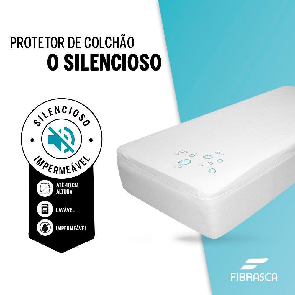 Protetor De Colchão Impermeável Capa Silenciosa Fibrasca King - 3