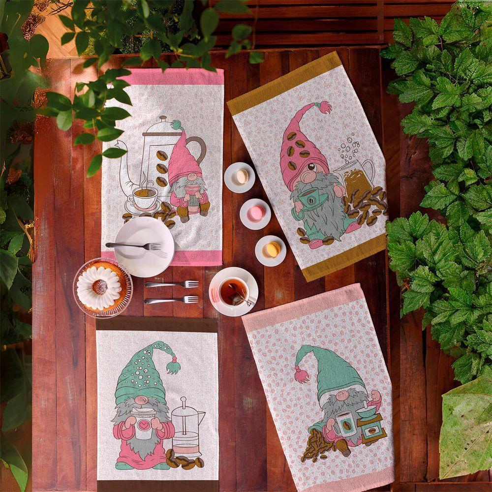 Pano De Copa Teka Primore Café Com Duende - 3