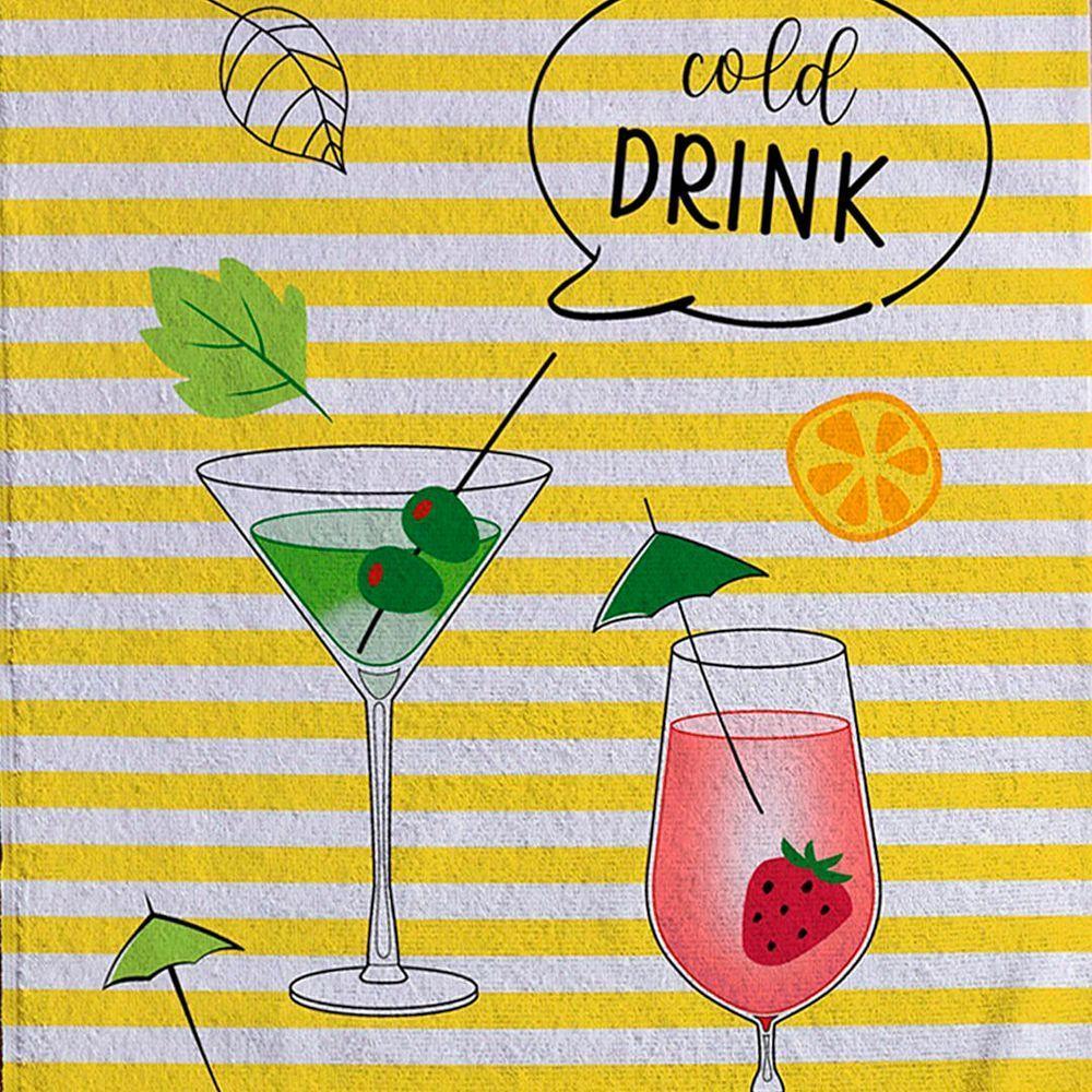 Pano De Copa Felpudo Teka Fiori Summer - 2