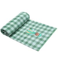 Manta Berço Buettner Baby Estampada Microfibra Bordado Balloon 80cmx100m Verde - 1