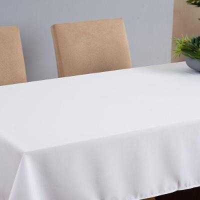 Toalha De Mesa Basic 1 Peça 3,00m X 1,40m 10 Lugares Tecido Oxford 100% Poliéster - Branco