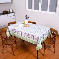 Toalha De Mesa Estampada Allegra 1 Peça 4 Lugares 100% Poliéster - Lavanda - 1