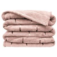 Manta Cobertor Queen Roma Flannel Ultrasoft - Rose - 1