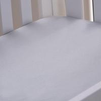 Lençol De Berço Com Elástico Malha 100% Algodão 125g-m² 70x130x15cm Cinza - 1