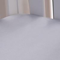 Lençol De Berço Com Elástico Malha 100% Algodão 125g-m² 70x130x15cm Cinza - 3