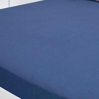 Lençol Portallar Casal Com Elástico Malha 100% Algodão Premiun Classic Azul - 3