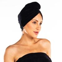 Touca Em Atoalhado Vairelli Tamanho Unico Preta - 1