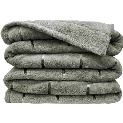 Manta Ruby Flannel Queen Decorativa 100% Poliéster Alecrim