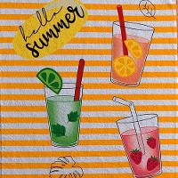 Pano De Copa Felpudo Teka Fiori Summer - 2