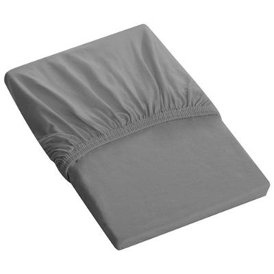 Lençol Tecebem King Malha C/ Elástico Liso 193mx203mx40cm Cinza