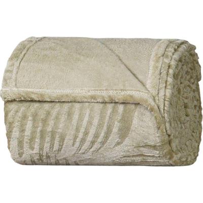 Manta Casal Brushed New Microfibra Flannel 100% Poliéster 180x230 Folha Seca