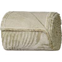 Manta Casal Brushed New Microfibra Flannel 100% Poliéster 180x230 Folha Seca - 1