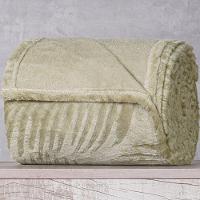Manta Casal Brushed New Microfibra Flannel 100% Poliéster 180x230 Folha Seca - 2