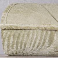 Manta Casal Brushed New Microfibra Flannel 100% Poliéster 180x230 Folha Seca