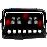 Brinquedo Mini Acordeon Sanfona Gaita Instrumento Musical Preto
