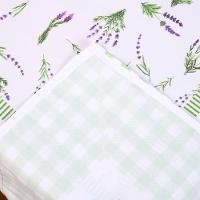 Toalha De Mesa Estampada Allegra 1 Peça 4 Lugares 100% Poliéster - Lavanda - 3