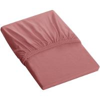 Lençol Tecebem Solteiro King Malha C/ Elástico Liso 100mx203mx40cm Rose - 1