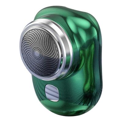 Mini Barbeador Elétrico Portátil Prova Da Água Tipo-c Aparador Promoção Portátil Homen-barbear Pocket Verde