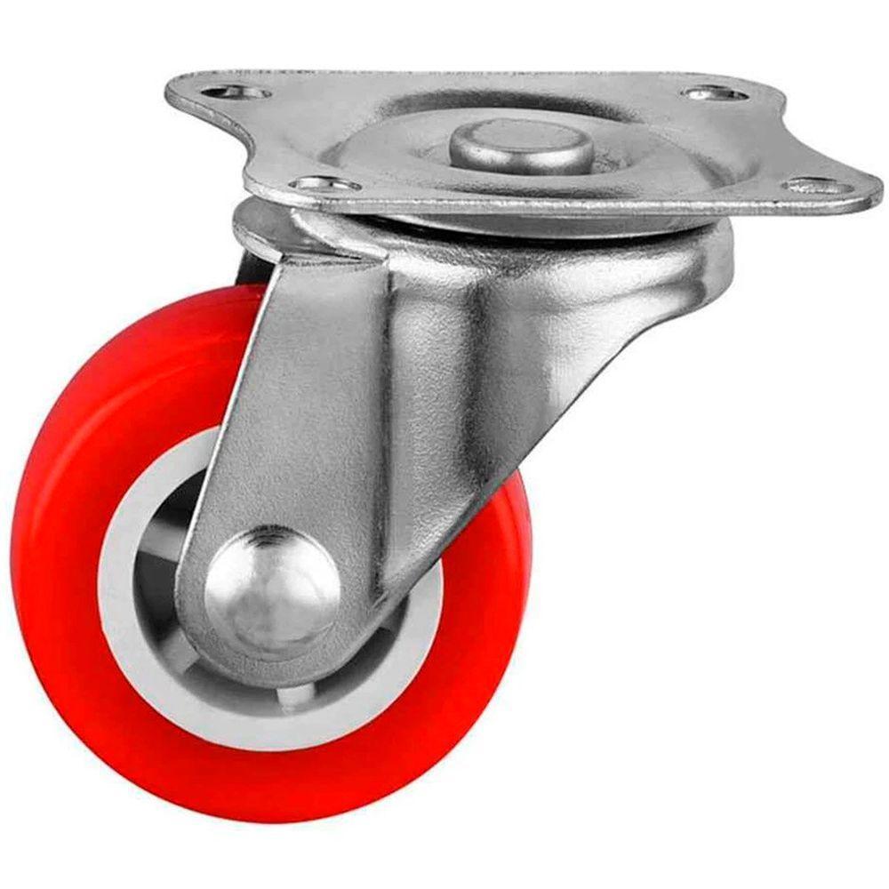 Kit 4pçs Roda Rodizio Giratório Universais Reforçado De 40mm - 3