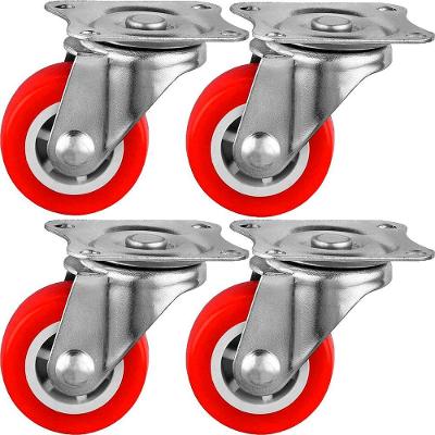 Kit 4pçs Roda Rodizio Giratório Universais Reforçado De 40mm