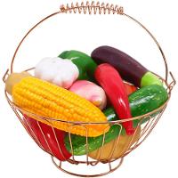 Kit Fruteira Redonda Com 12pçs Legumes Artificiais Em Isopor - 1