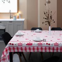 Toalha De Mesa Quadrada 4 Lugares 1,40x1,40m Impermeável Appel Bolo - 1