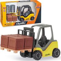 Brinquedo Colecionável Miniatura Empilhadeira Agile Working Amarelo - 1