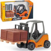 Brinquedo Colecionável Miniatura Empilhadeira Agile Working Laranja - 1