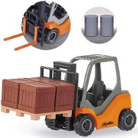 Brinquedo Colecionável Miniatura Empilhadeira Agile Working Laranja - 2