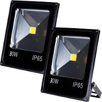 Kit 8 Refletores Led Holofote Externo Jardim Muro 30w Branco - 1