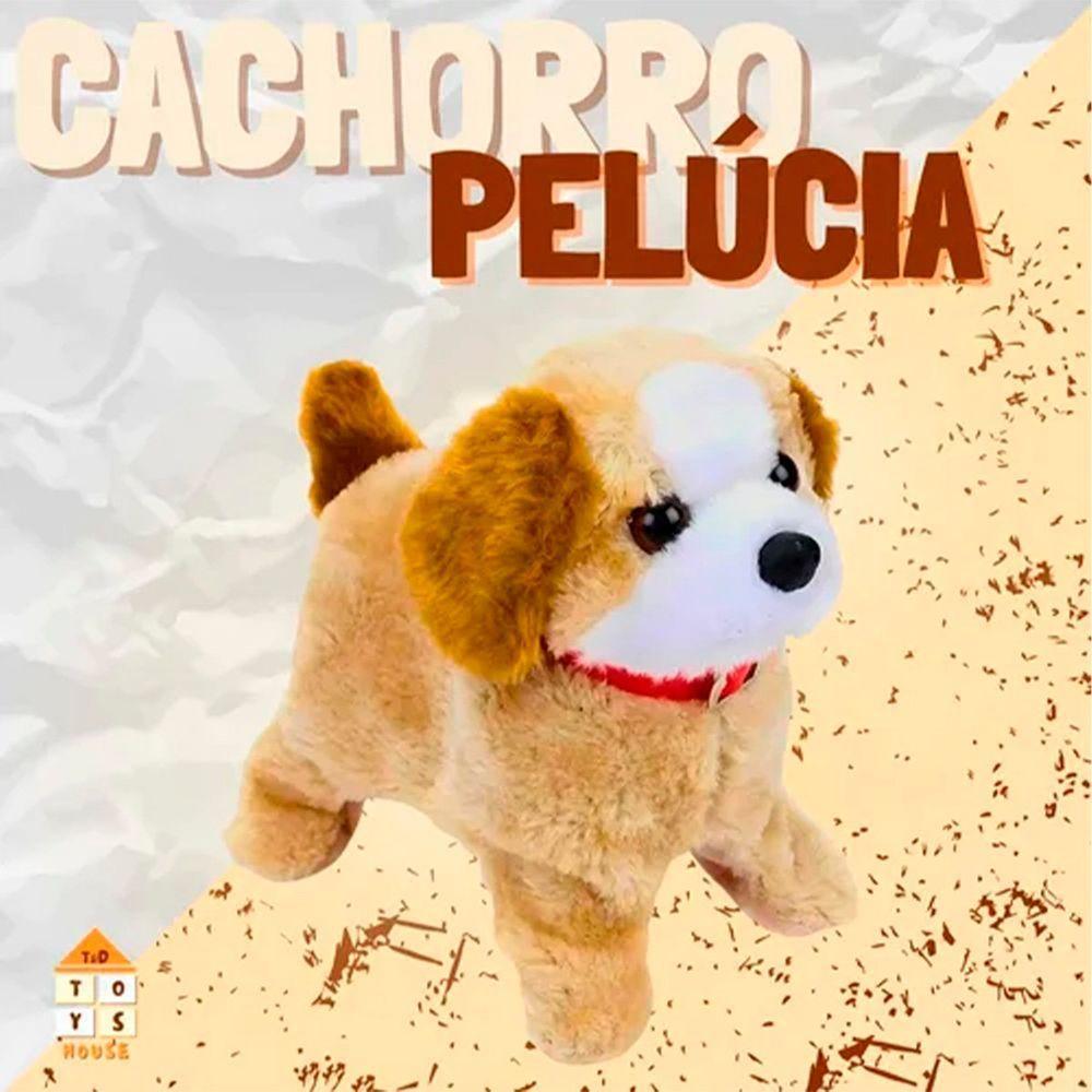 Cachorro Cachorrinho Pula Anda Brinquedo Pelúcia Late - 5
